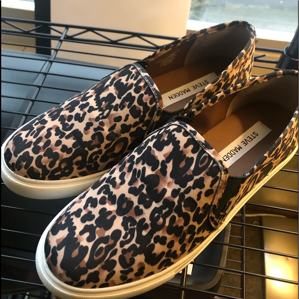 Leopard Print Steve Madden Symba Slip-On Sneaker